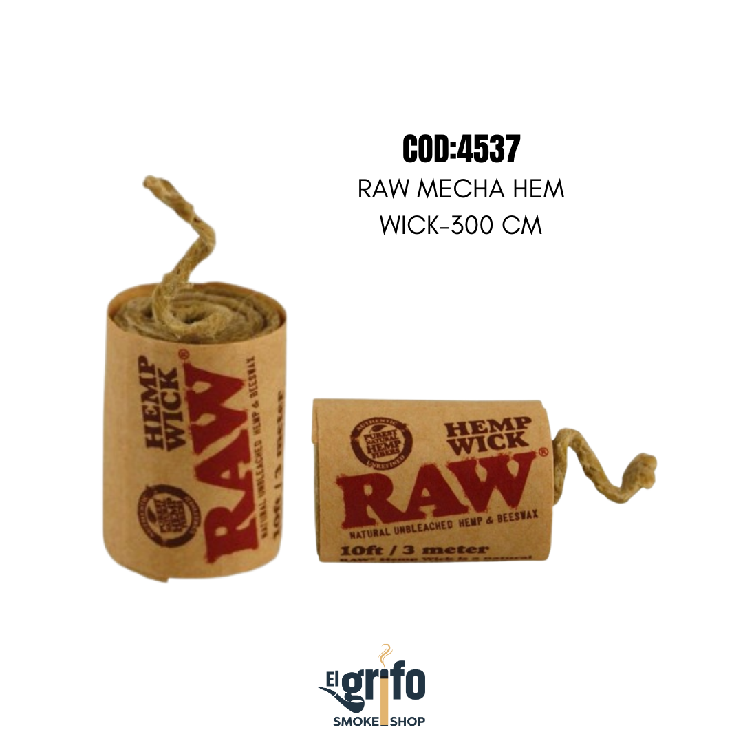 RAW MECHA HEM WICK 300 CM