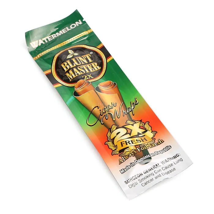 BLUNT MASTER WRAPS X2 - SABORES. watermelon sandia