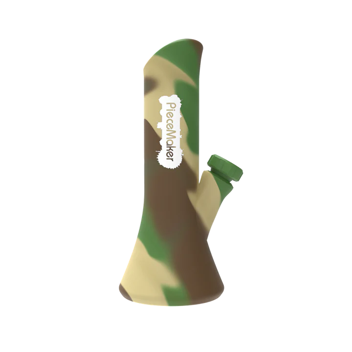 bong silicona pipa de agua silicona silicon piece marker camuflaje pequeño