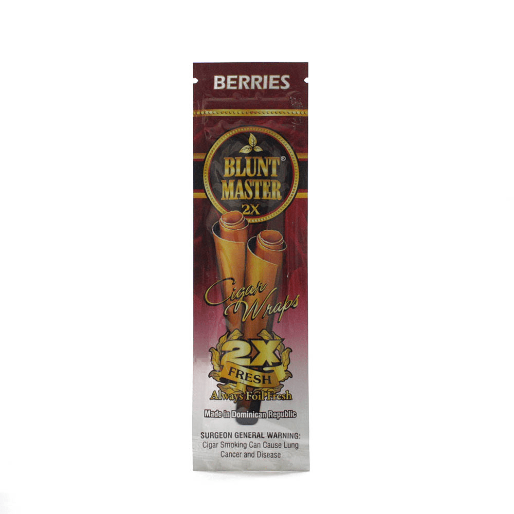 BLUNT MASTER WRAPS X2 - SABORES. berries