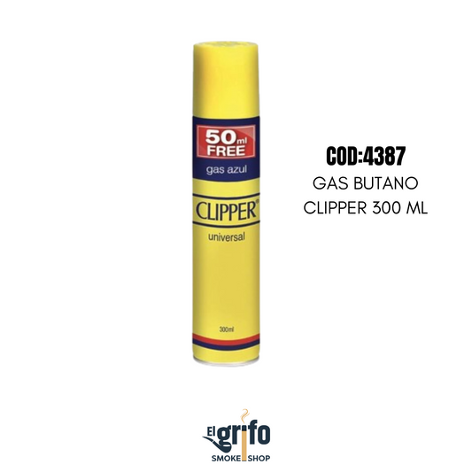 gas butano clipper 300ml