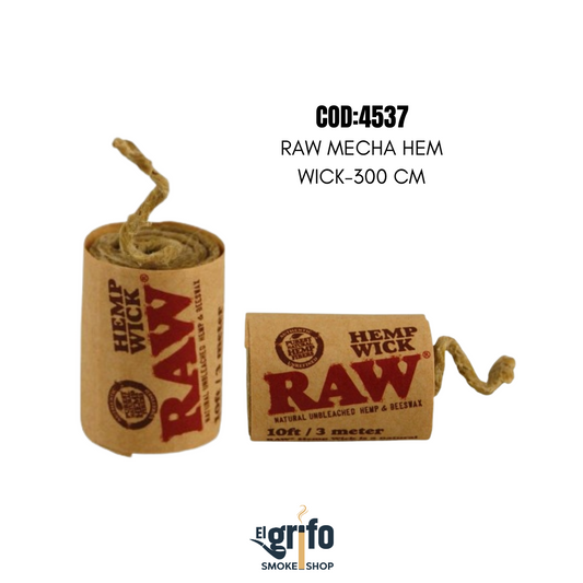 RAW MECHA HEM WICK 300 CM 