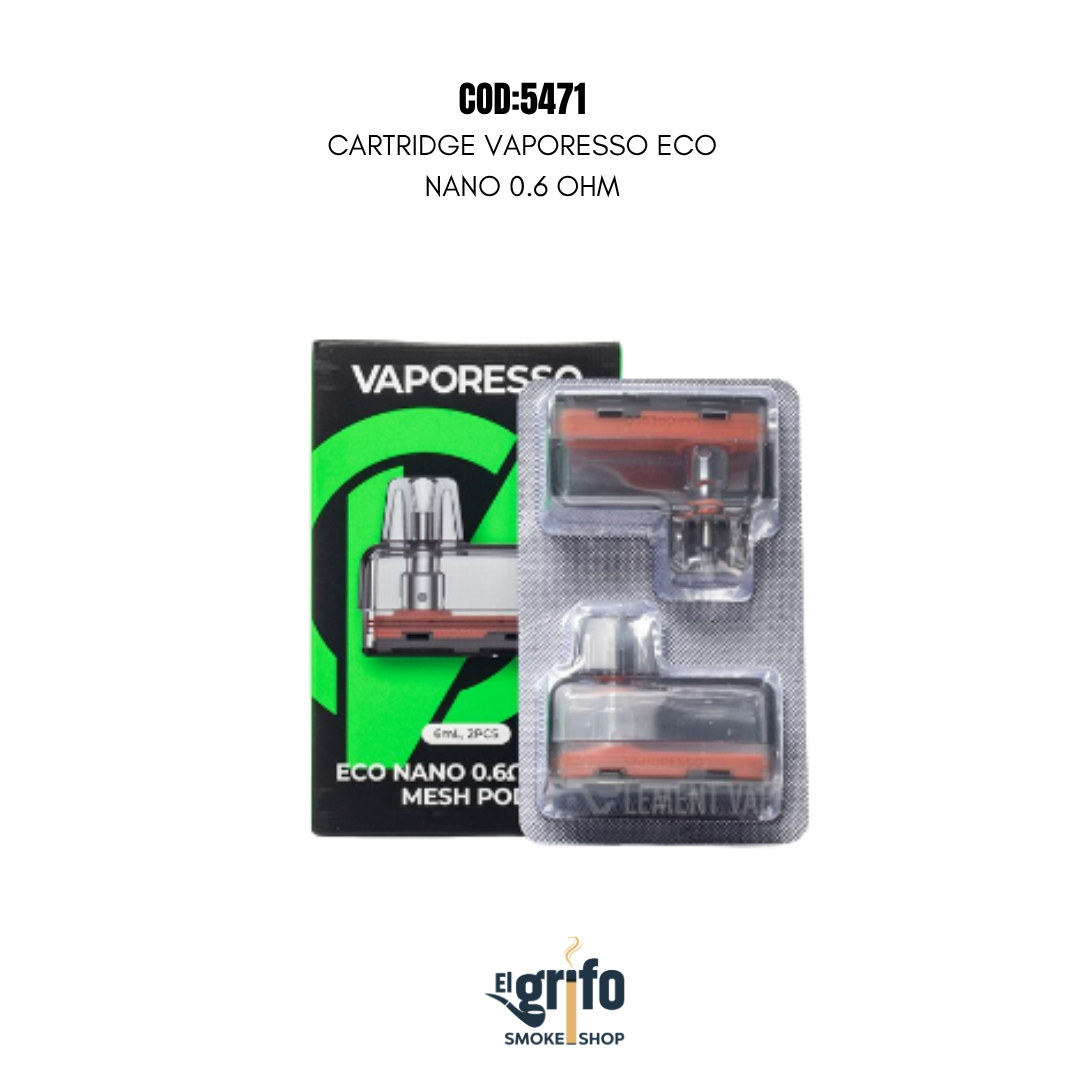 CARTRIDGE VAPORESSO ECO NANO 0.6 OHM