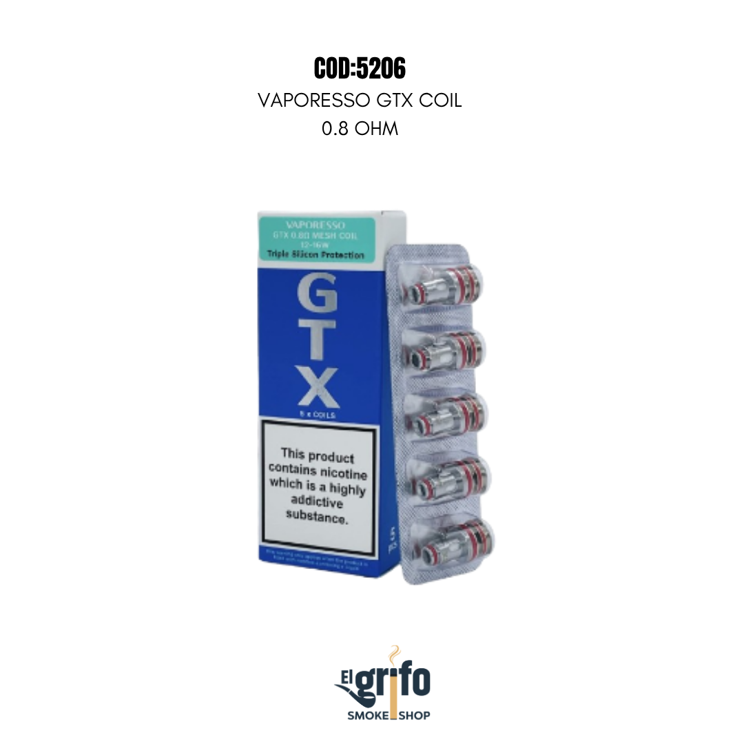 VAPORESSO GTX COIL 0.8 OHM