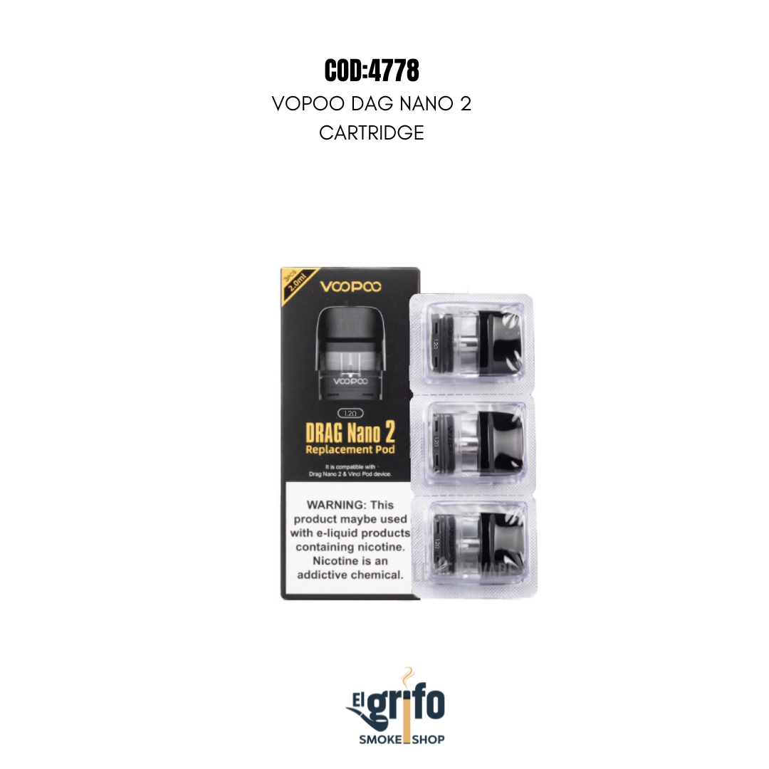 VOOPOO DRAG NANO 2 CARTRIDGE(FALTA LOGO)