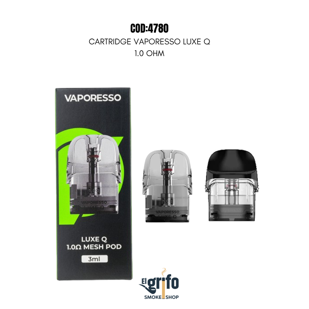 CARTRIDGE VAPORESSO LUXE Q 1.0 OHM(FALTA PONER LOGO)