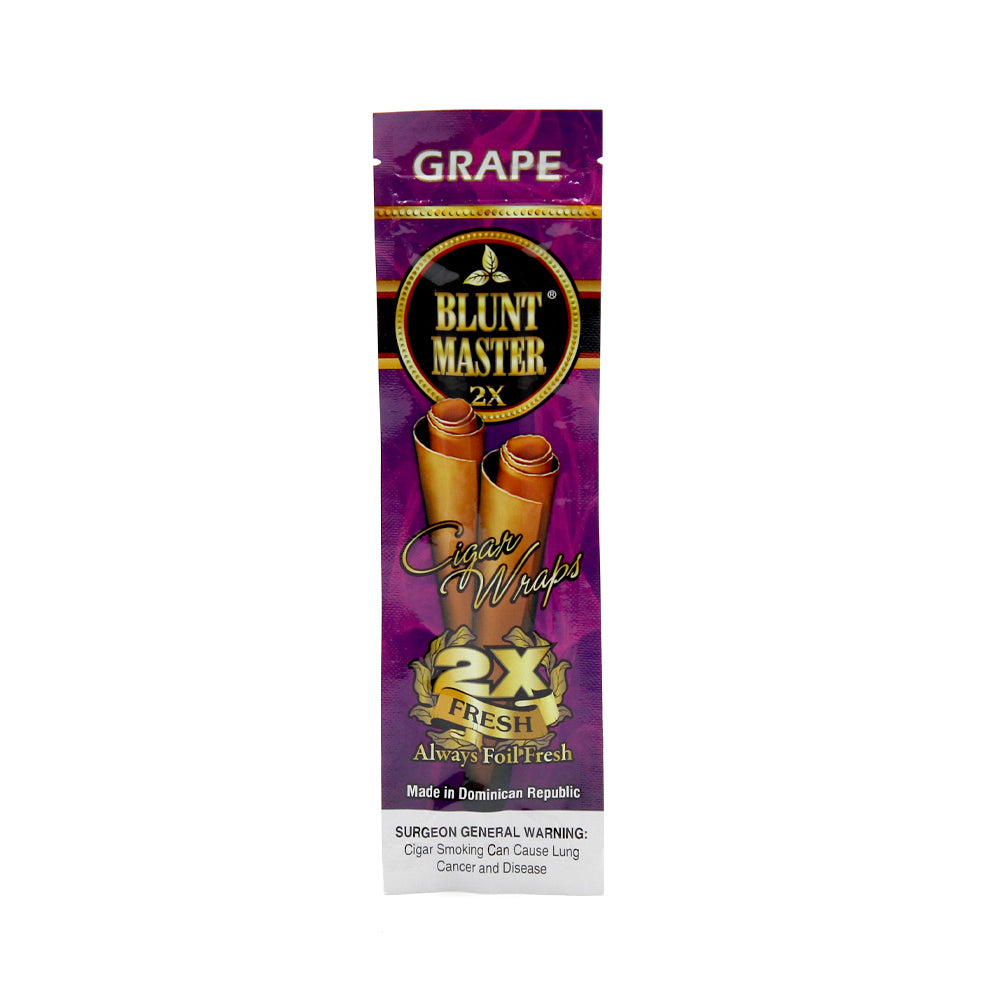 BLUNT MASTER WRAPS X2 - SABORES. grape uva