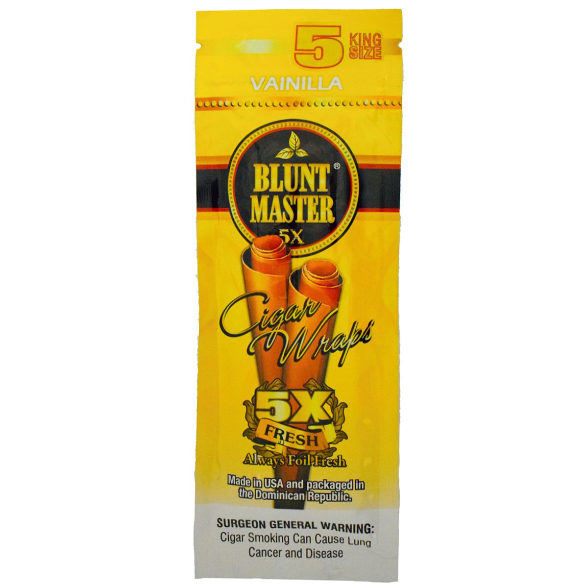 BLUNT MASTER WRAPS X2 - SABORES. vainilla