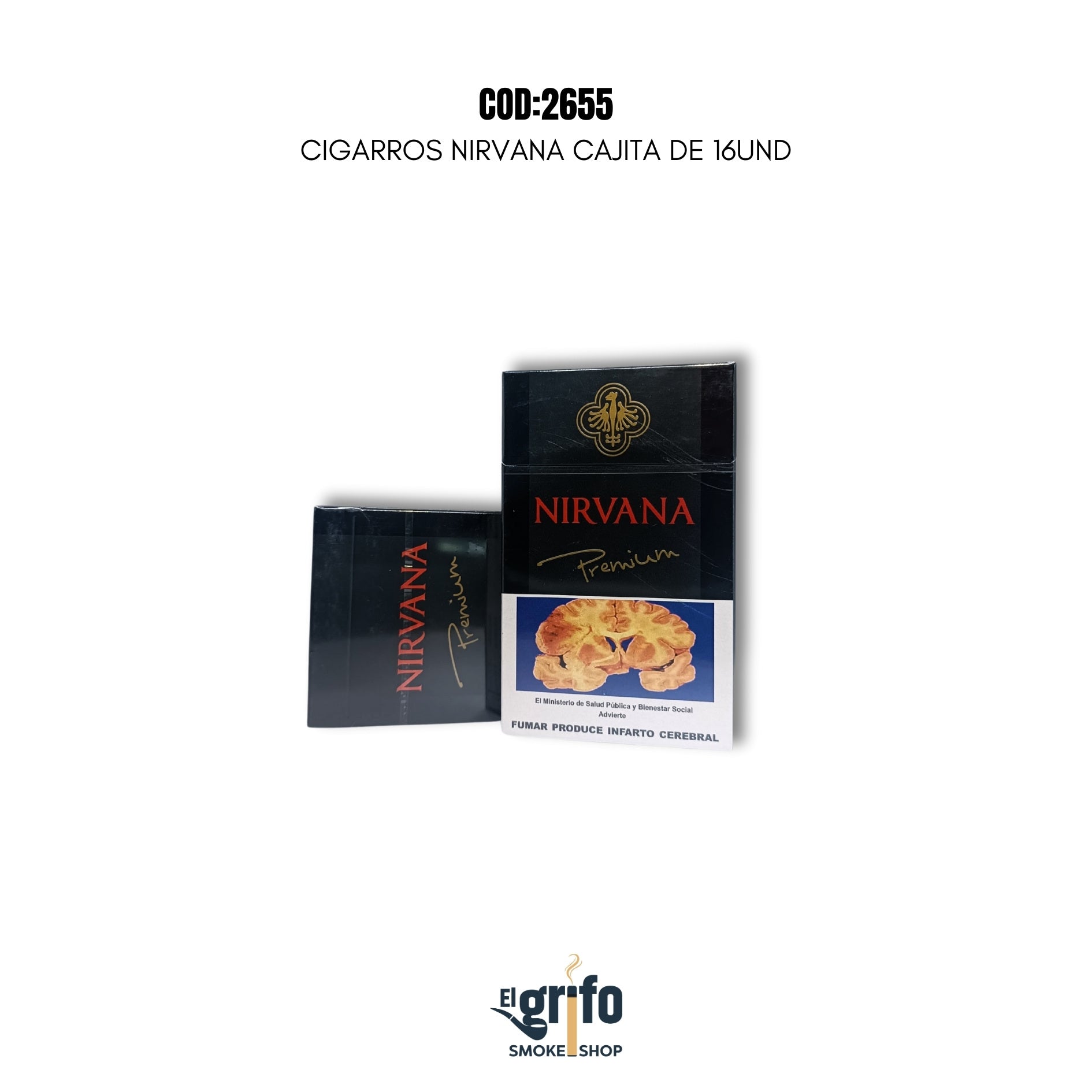 CIGARRO NIRVANA CANELA NIRVANA PREMIUM CAJITA 16 UND