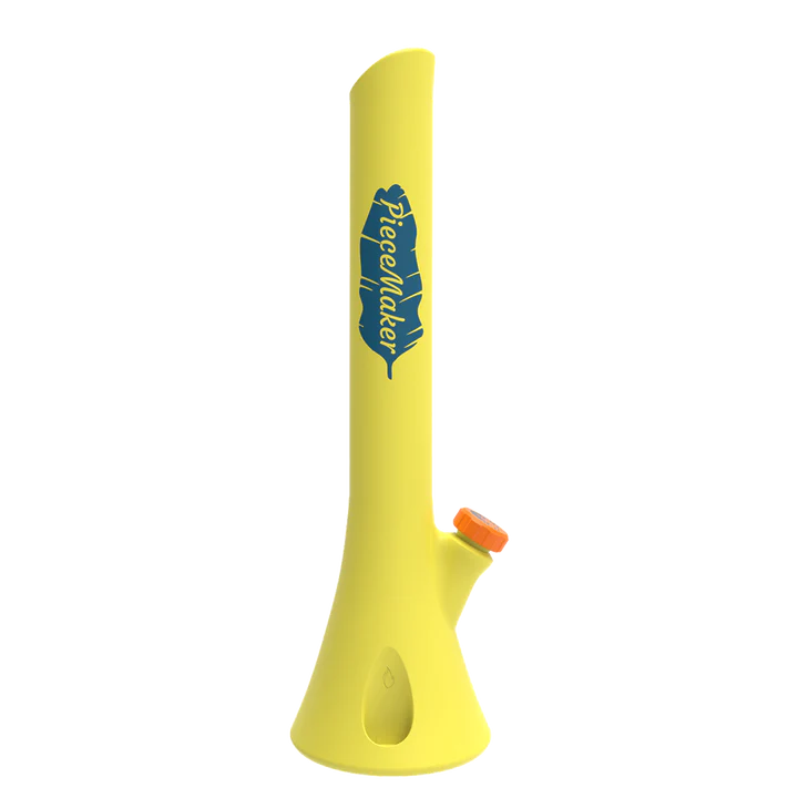 grande amarillo bong silicona pipa de agua silicona silicon piece marker