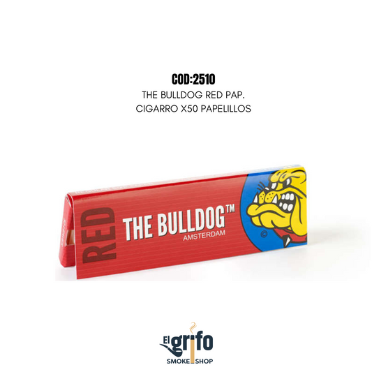 rila papelillo papel de liar the bulldog red pap 50 papelillos