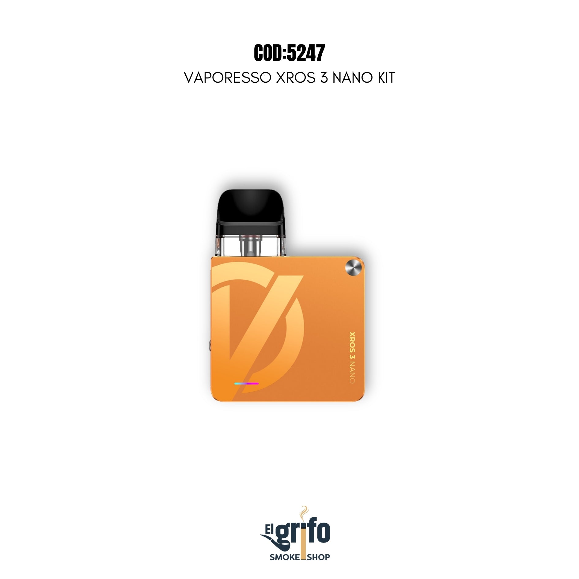 Vaporesso XROS 3 Nano Kit recargable NARANJA