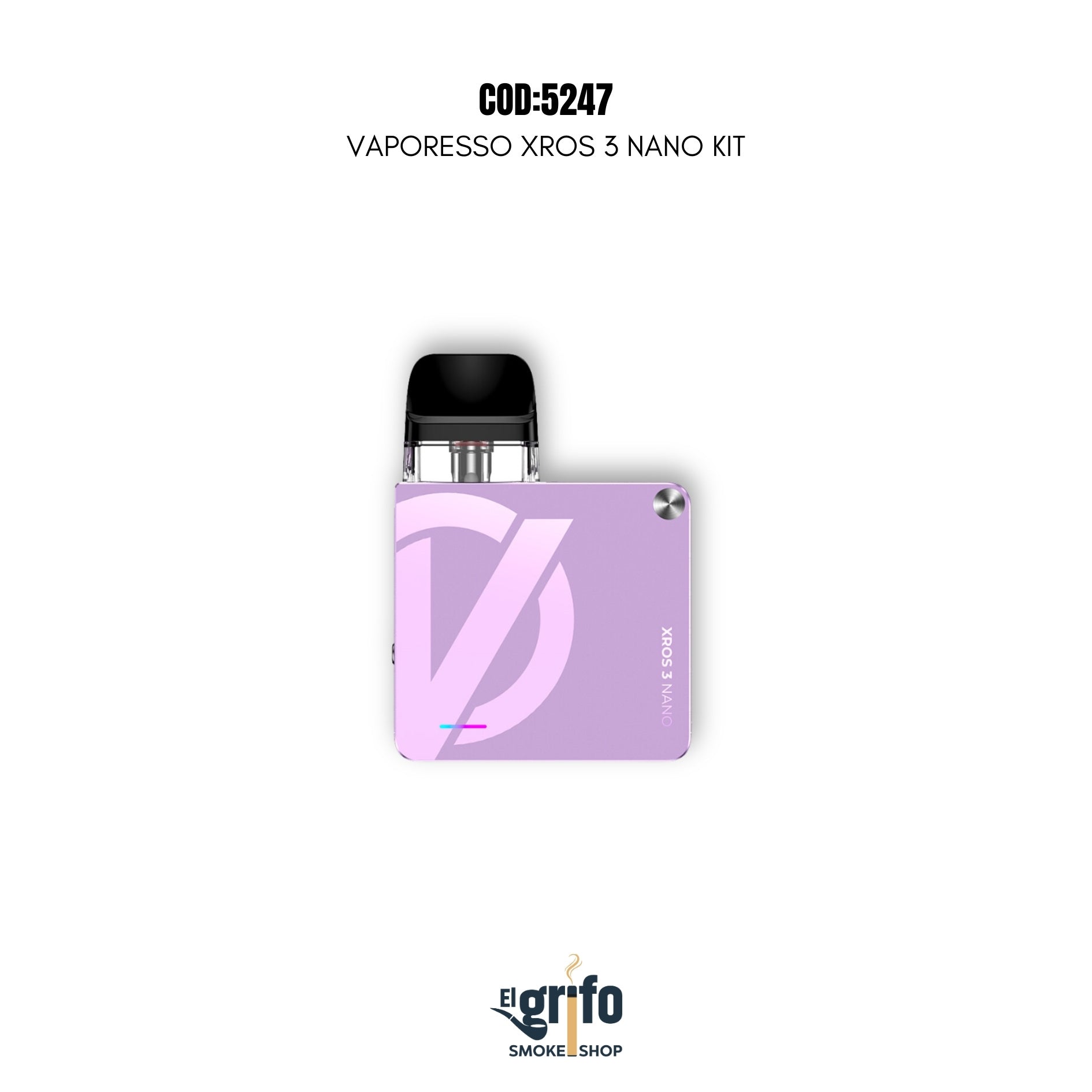 Vaporesso XROS 3 Nano Kit recargable ROSA