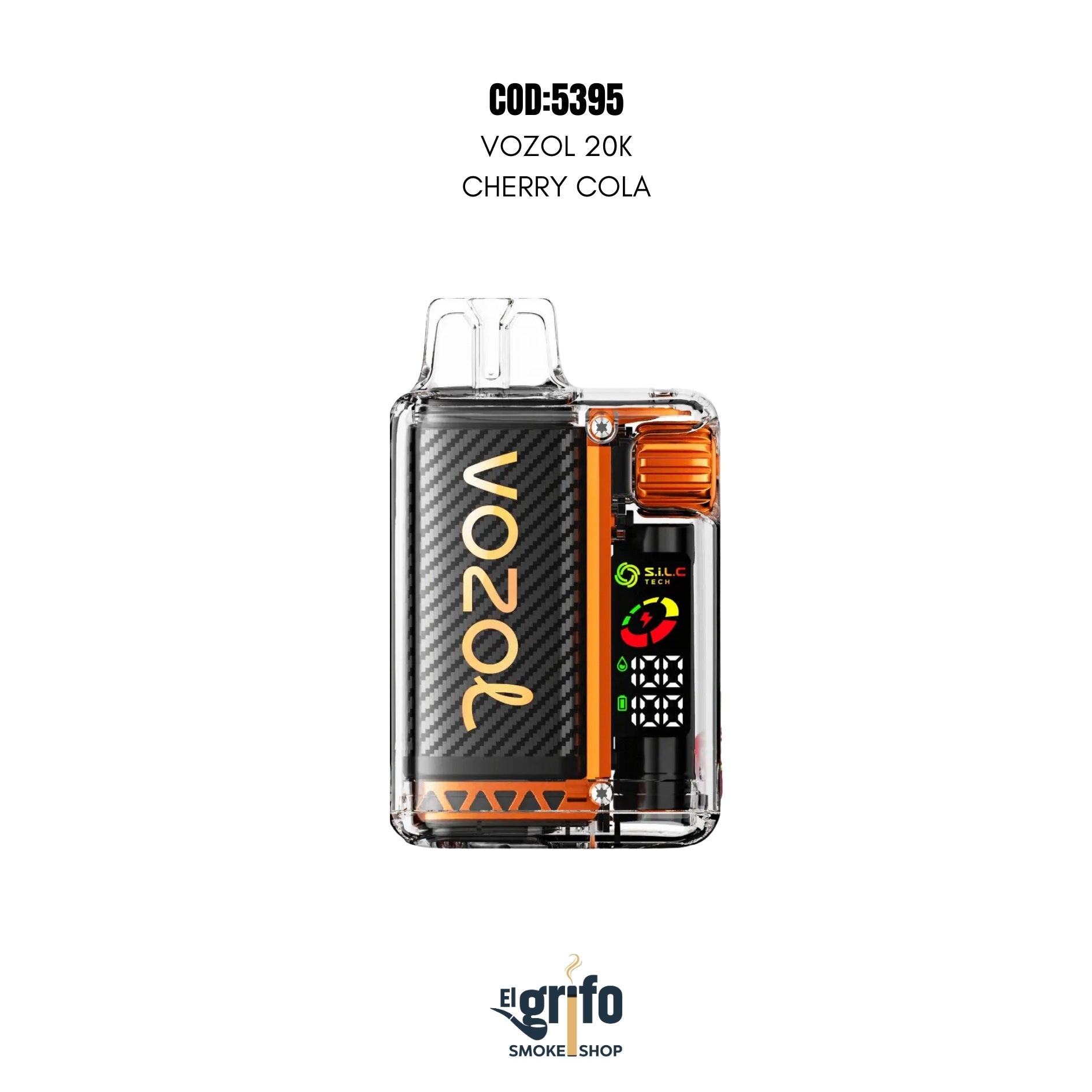 VAPE DESECHABLE VOZOL 20MIL 20K PUFFS cherry cola cereza cocacola