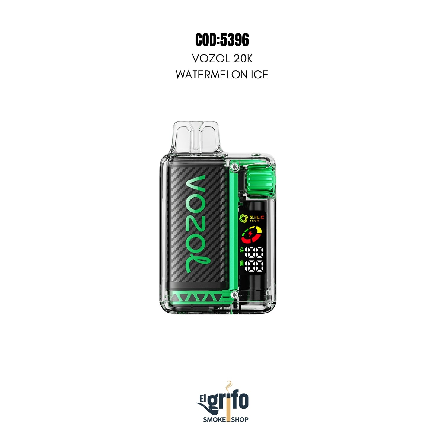 VAPE DESECHABLE VOZOL 20MIL 20K PUFFS watermelon ice sandia
